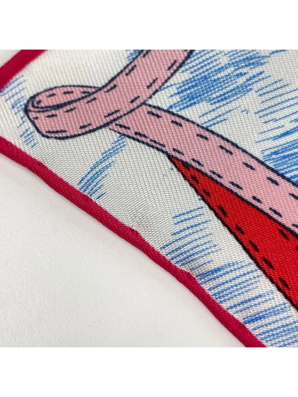 Louis Vuitton Carre 90 Up and Away Scarf Silk Blue Multicolor